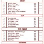Menu sembilan naga